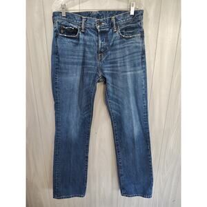 Abercrombie Fitch New York Distressed Size 32x32 Grunge Skater Hipster Buttonfly